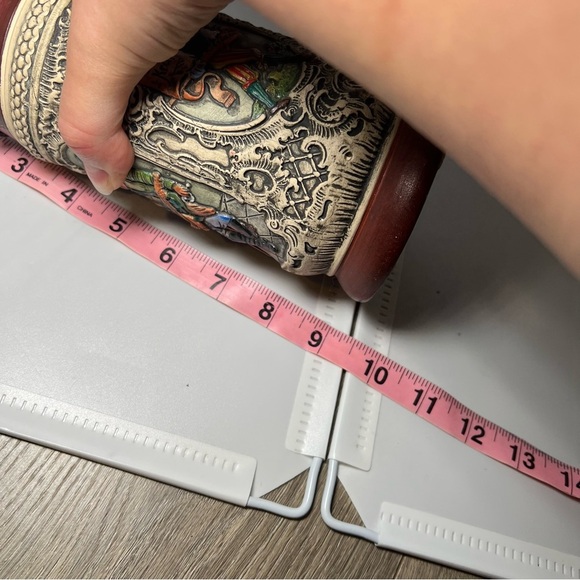 ALT GRENZAU 1894 WESTERN GERMANY LIDDED BEER STEIN - Picture 7 of 7